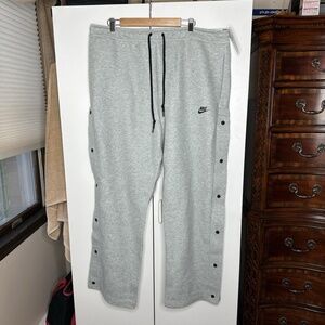 Nike Sportswear Tech Fleece Tear Away Pants GRAY Mens Size XXL FB8014-063 NEW